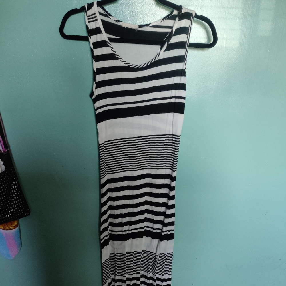 Striped Long Casual Dress